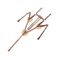 Peitoral de 5 pontos Salome com sistema Magic Equestro Conhaque Castanho