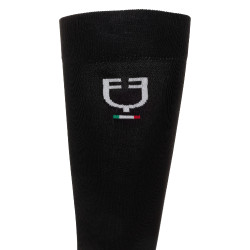 Meias técnicas elásticas com bandeira italiana Equestro Meias técnicas elásticas com bandeira italiana Equestro
