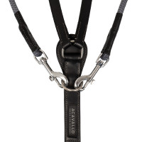 Chambon em couro de vitelo italiano e nylon Acavallo Preto Chambon em couro de vitelo italiano e nylon Acavallo Preto