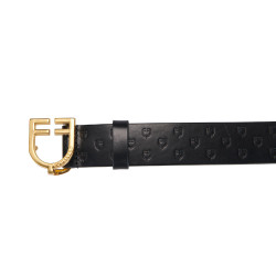 Cinto de couro com logotipo e fivela com logotipo Equestro Cinto de couro com logotipo e fivela com logotipo Equestro