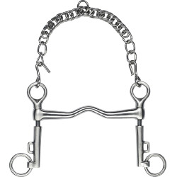 Mors Saumur Feeling com bomba hastes curtas inox acetinado Mors Saumur Feeling com bomba hastes curtas inox acetinado