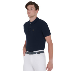 Cinto elástico com padrão cruzado Equestro Cinzento