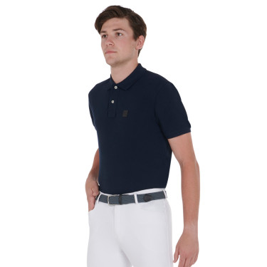 Cinto elástico com padrão cruzado Equestro Cinzento