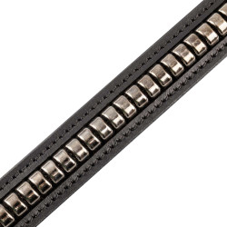 Cinto clincher feminino com fivela de embocadura Equestro Preto / preto