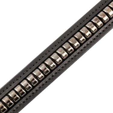 Cinto clincher feminino com fivela de embocadura Equestro Preto / preto