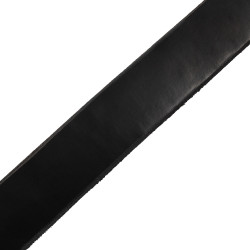 Cinto brilhante feminino com fivela de embocadura Equestro Preto / ouro rosa