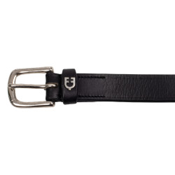 Cinto inglês com bordado contrastante Equestro Preto