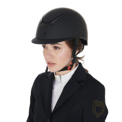 Capacete unissex com armação brilhante Galaxy Equestro Capacete unissex com armação brilhante Galaxy Equestro