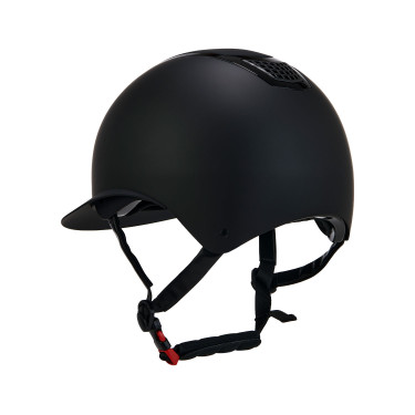 Capacete ultraleve em plástico fosco resistente com viseira larga (3 acolchoamentos) Eclipse Equestro Capacete ultraleve em plástico fosco resistente com viseira larga (3 acolchoamentos) Eclipse Equestro