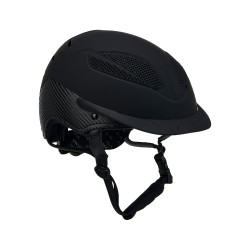 Capacete ultraleve em plástico durável Stealth Equestro Preto
