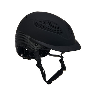 Capacete ultraleve em plástico durável Stealth Equestro Preto