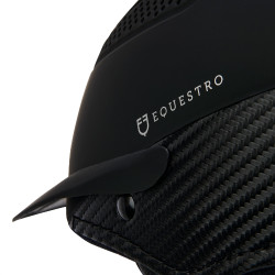 Capacete ultraleve em plástico durável Stealth Equestro Preto