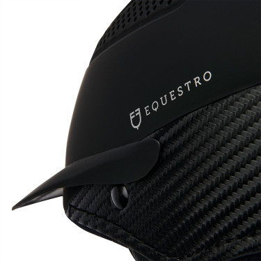Capacete ultraleve em plástico durável Stealth Equestro Preto
