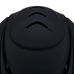 Capacete ultraleve com logotipo frontal Maverick Equestro Preto