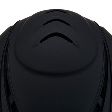 Capacete ultraleve com logotipo frontal Maverick Equestro Preto