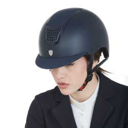 Capacete ultraleve com estrutura polida Eclipse Equestro Marinho / marinho Azul