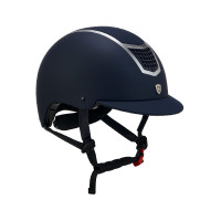 Capacete ultraleve com estrutura polida Eclipse Equestro Marinho / prateado Azul