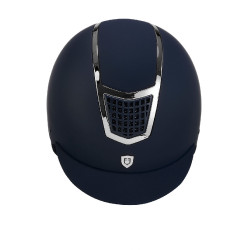 Capacete ultraleve com estrutura polida Eclipse Equestro Marinho / prateado Azul Capacete ultraleve com estrutura polida Eclipse Equestro Marinho / prateado Azul