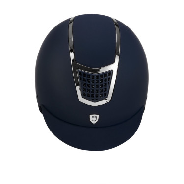 Capacete ultraleve com estrutura polida Eclipse Equestro Marinho / prateado Azul Capacete ultraleve com estrutura polida Eclipse Equestro Marinho / prateado Azul