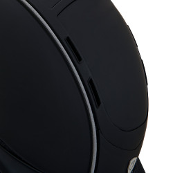 Capacete Phantom com logotipo frontal e inserções em couro Equestro Capacete Phantom com logotipo frontal e inserções em couro Equestro