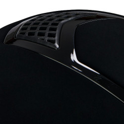 Capacete Eclipse em veludo liso (3 acolchoamentos) Equestro Preto / preto Capacete Eclipse em veludo liso (3 acolchoamentos) Equestro Preto / preto