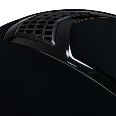 Capacete Eclipse em veludo liso (3 acolchoamentos) Equestro Preto / preto Capacete Eclipse em veludo liso (3 acolchoamentos) Equestro Preto / preto