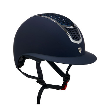 Capacete Eclipse com strass e viseira larga (3 acolchoamentos) Equestro