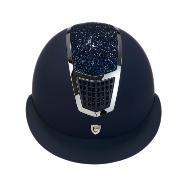 Capacete Eclipse com strass e viseira larga (3 acolchoamentos) Equestro Capacete Eclipse com strass e viseira larga (3 acolchoamentos) Equestro