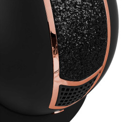 Capacete Eclipse com strass Equestro Preto / ouro rosa