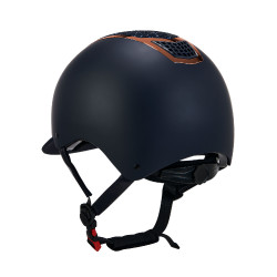 Capacete Eclipse com strass Equestro Marinho / ouro rosa Azul-marinho