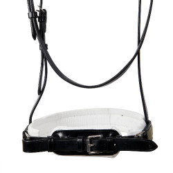 Glattes Leder-Dressurzaumzeug Dressage+ Equestro Preto Glattes Leder-Dressurzaumzeug Dressage+ Equestro Preto