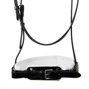 Glattes Leder-Dressurzaumzeug Dressage+ Equestro Preto Glattes Leder-Dressurzaumzeug Dressage+ Equestro Preto