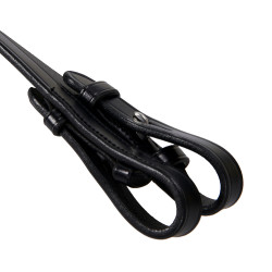 Bridão de adestramento em couro Dressage Equestro Preto