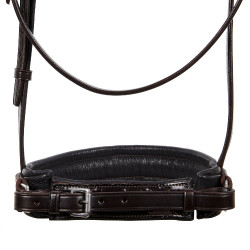 Bridão de adestramento em couro Dressage Equestro Castanho escuro