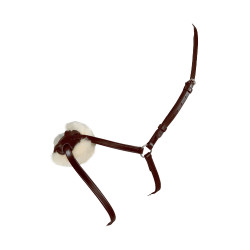 Bridão com focinheira mexicana Equestro Castanho escuro