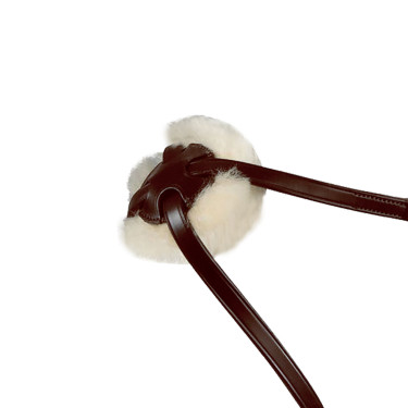 Bridão com focinheira mexicana Equestro Castanho escuro