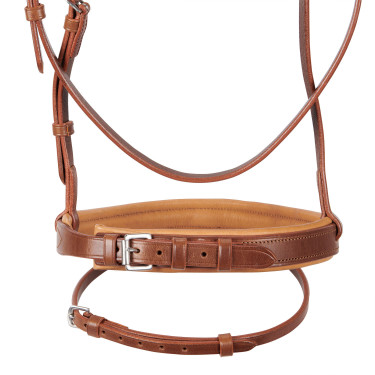 Bridão inglês de couro com rédeas de borracha Genesis Equestro Bridão inglês de couro com rédeas de borracha Genesis Equestro