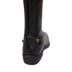 Botas unissexo com inserção multilogo Ace Equestro Preto