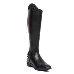 Botas unissexo com inserção multilogo Ace Equestro Preto