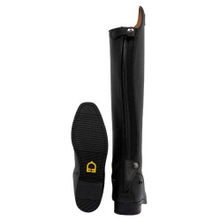 Botas infantis em microfibra revestida Equestro Preto