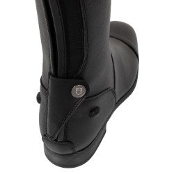 Botas infantis em microfibra revestida Equestro Preto