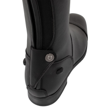 Botas infantis em microfibra revestida Equestro Preto