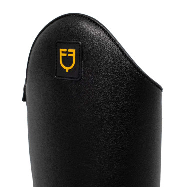 Botas infantis em microfibra revestida Equestro Preto