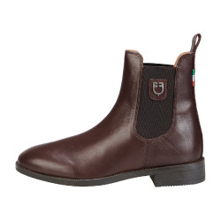 Botas unissexo com elásticos laterais Classic Equestro Castanho escuro