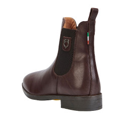 Botas unissexo com elásticos laterais Classic Equestro Castanho escuro