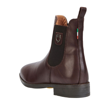 Botas unissexo com elásticos laterais Classic Equestro Castanho escuro