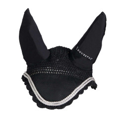 Touca anti-moscas tricotada com cordura Equestro Touca anti-moscas tricotada com cordura Equestro