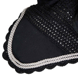 Touca anti-moscas tricotada com cordura Equestro Touca anti-moscas tricotada com cordura Equestro