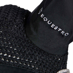Touca anti-moscas tricotada com cordura Equestro Touca anti-moscas tricotada com cordura Equestro