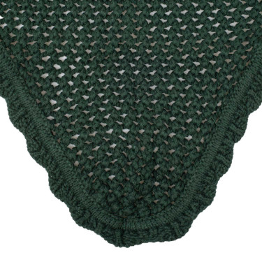 Touca anti-moscas para pônei em algodão com orelhas elásticas Equestro Verde